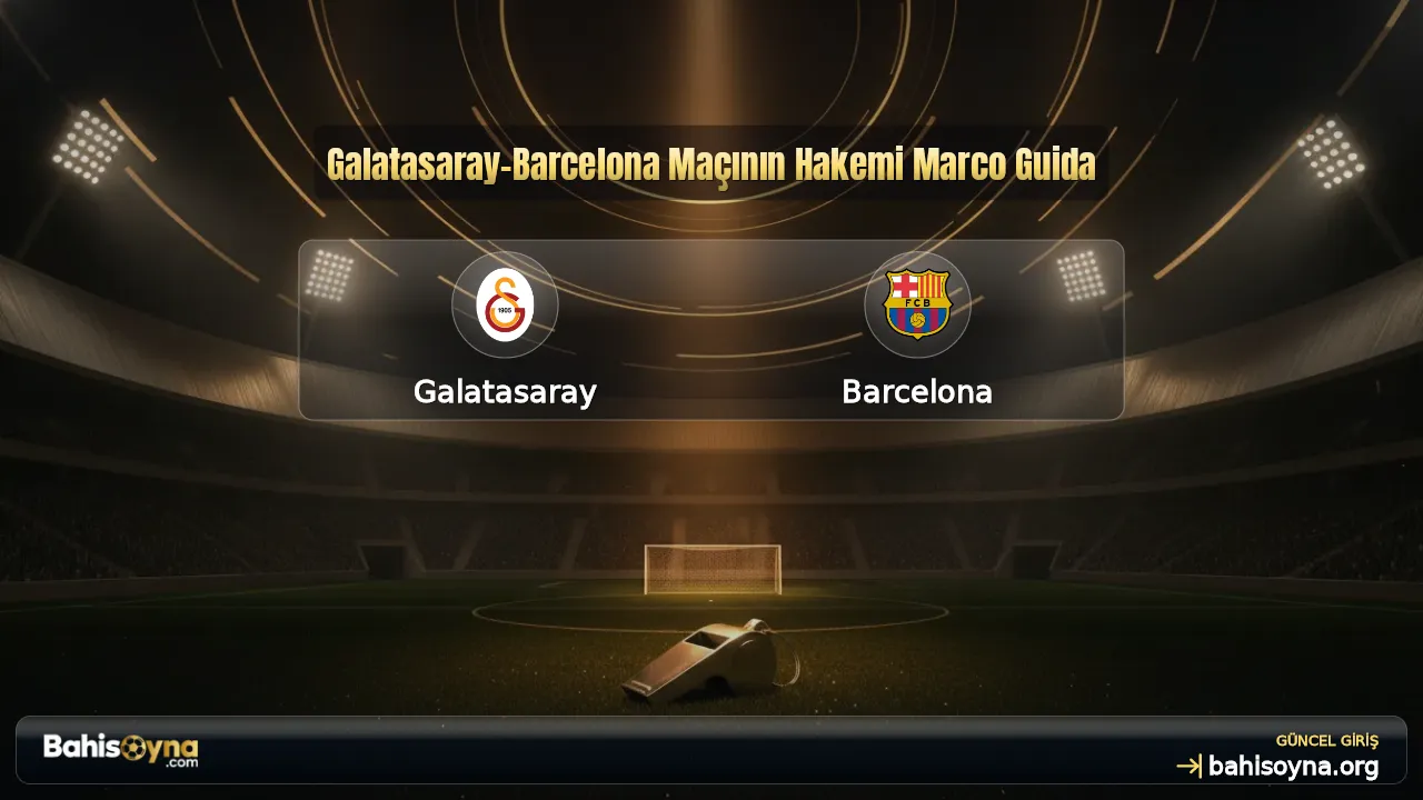 Galatasaray-Barcelona Maçının Hakemi Marco Guida