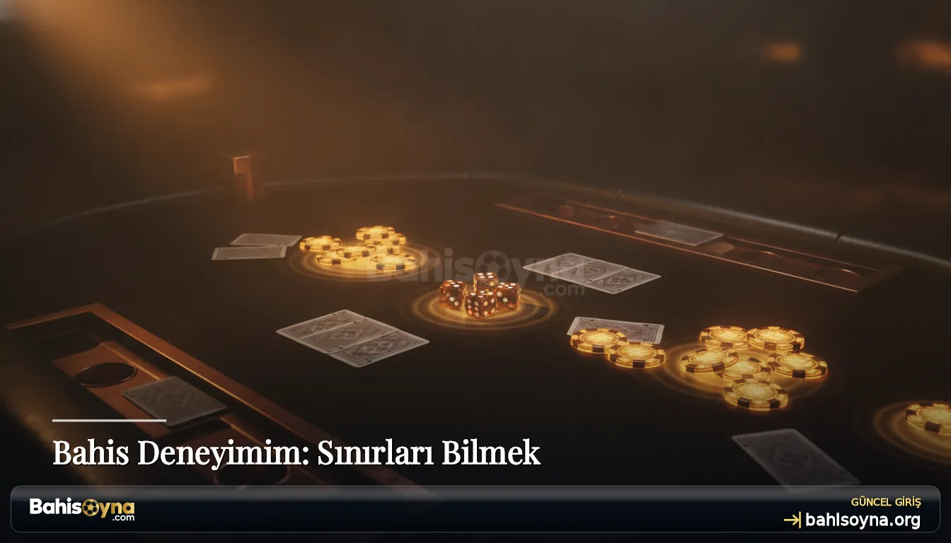Bahis Deneyimim: Sınırları Bilmek