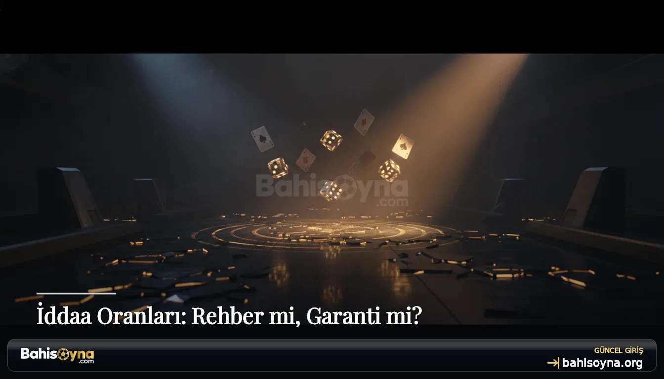 İddaa Oranları: Rehber mi, Garanti mi?