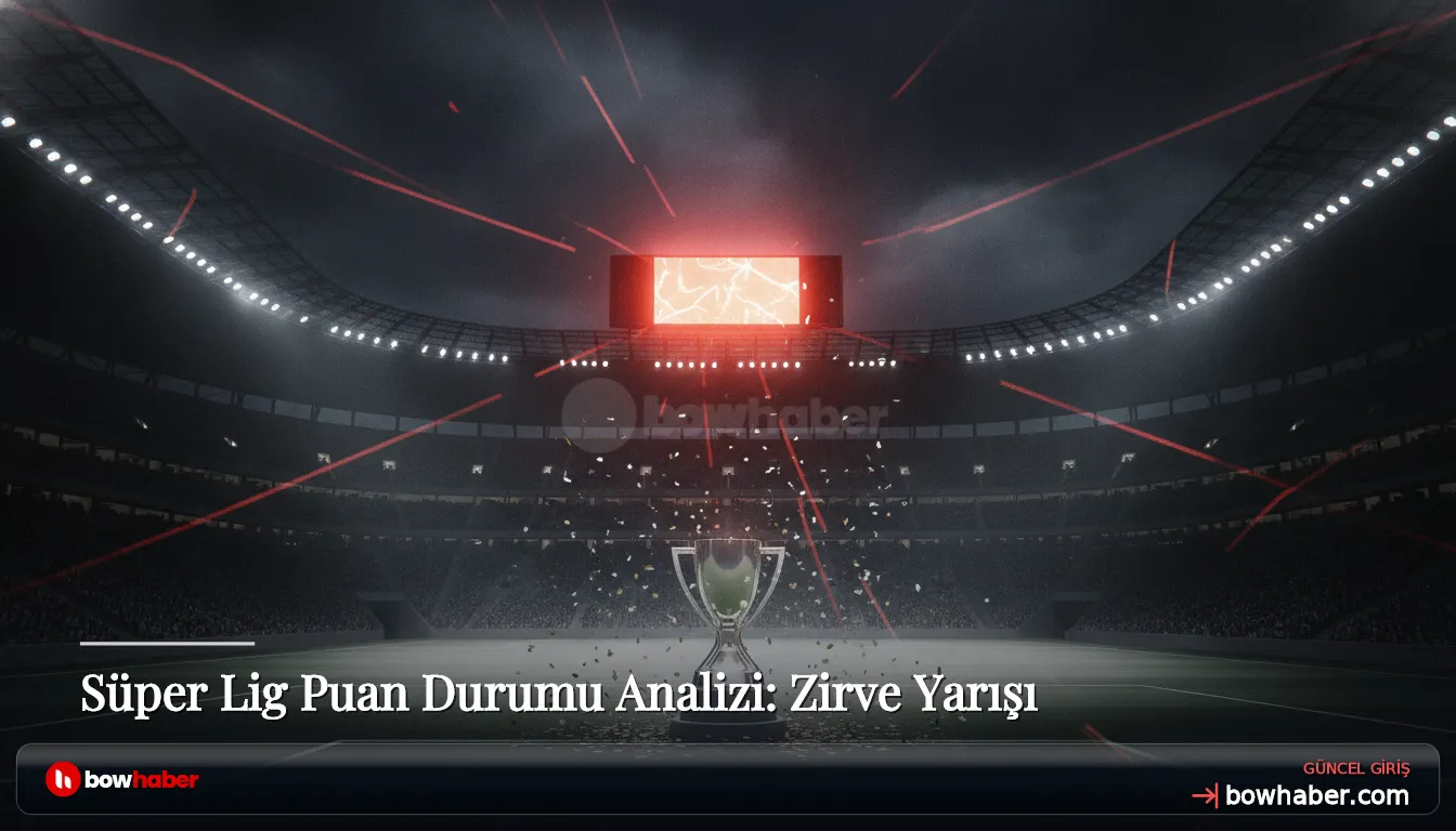Süper Lig Puan Durumu Analizi: Zirve Yarışı