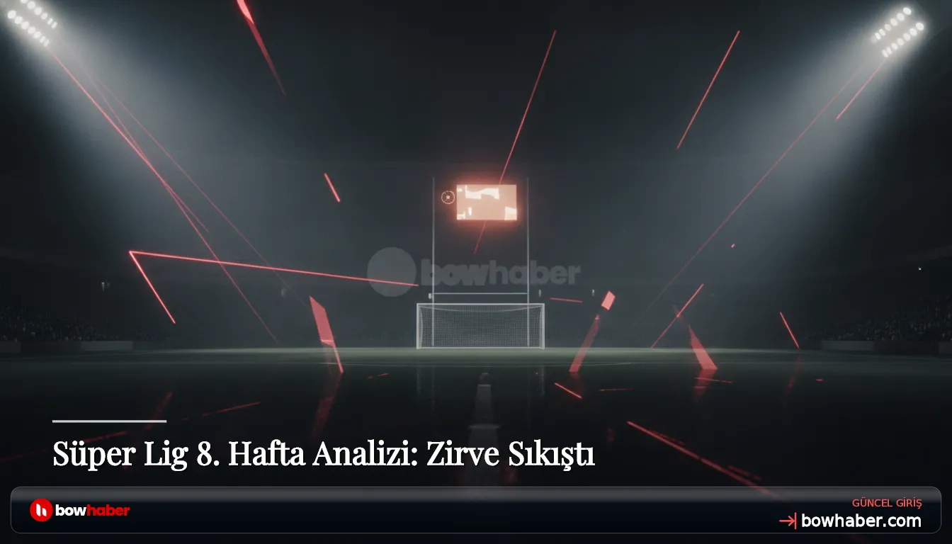 Süper Lig 8. Hafta Analizi: Zirve Sıkıştı