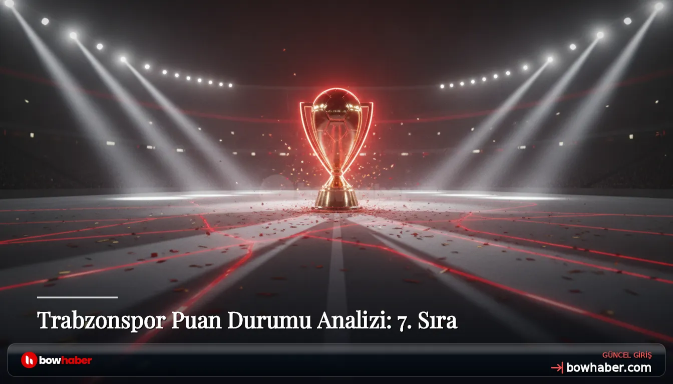 Trabzonspor Puan Durumu Analizi: 7. Sıra