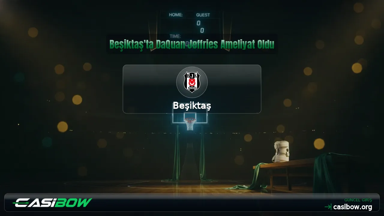 Beşiktaş'ta DaQuan Jeffries Ameliyat Oldu