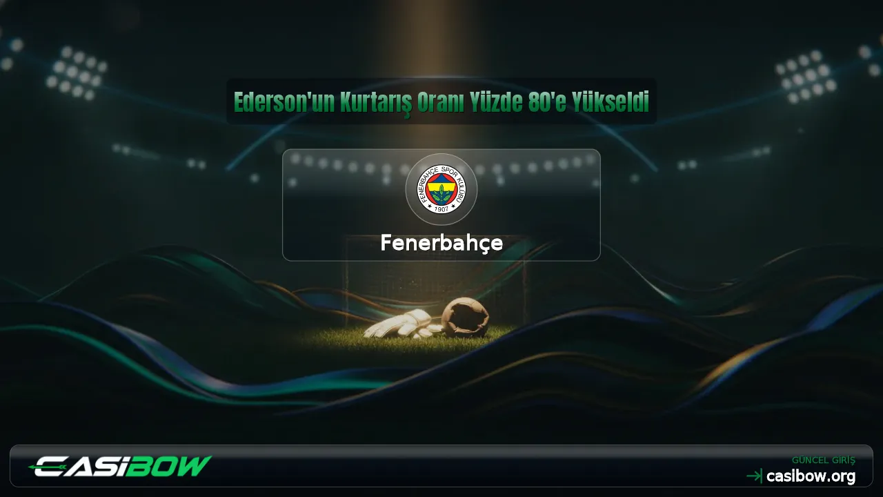 Ederson'un Kurtarış Oranı Yüzde 80'e Yükseldi