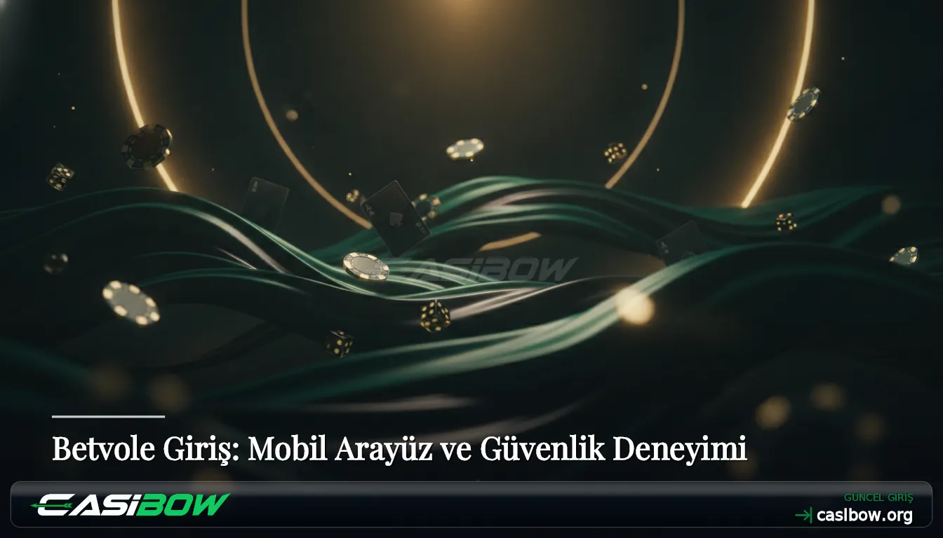 Betvole Giriş: Mobil Arayüz ve Güvenlik Deneyimi