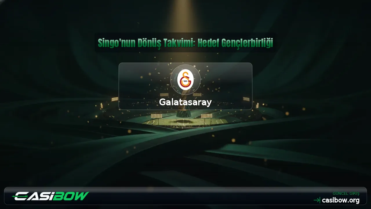 Singo'nun Dönüş Takvimi: Hedef Gençlerbirliği