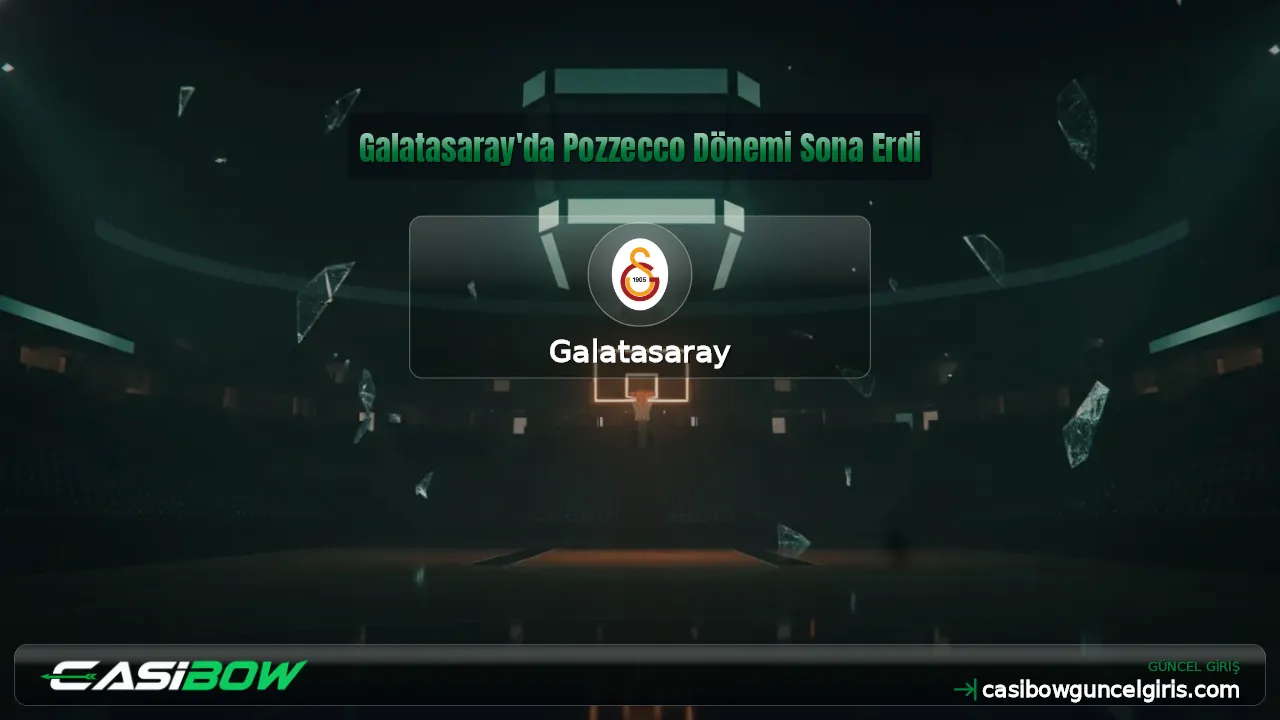 Galatasaray'da Pozzecco Dönemi Sona Erdi