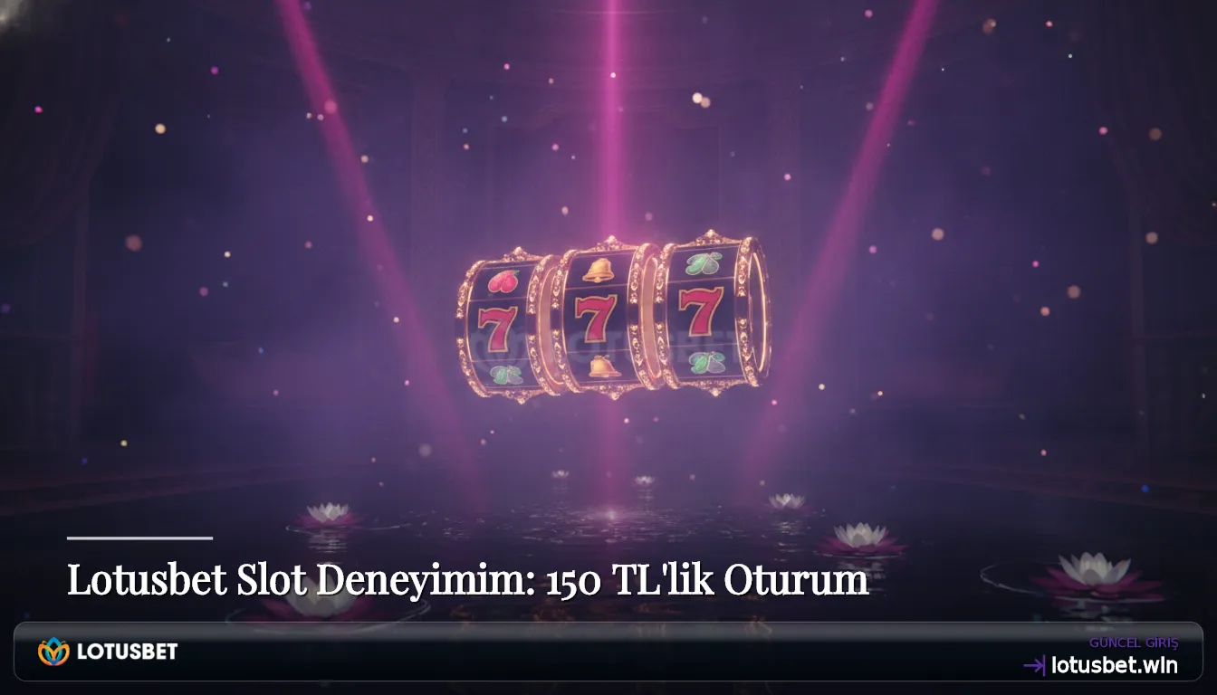 Lotusbet Slot Deneyimim: 150 TL'lik Oturum
