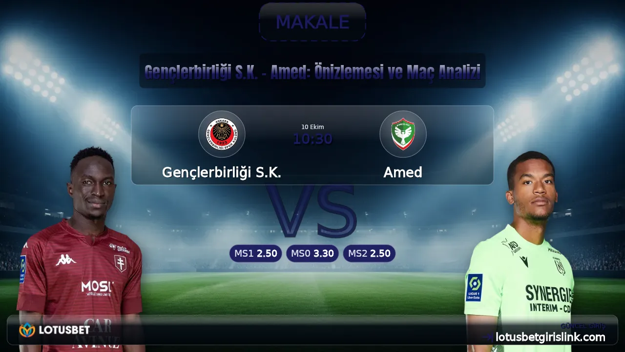 Gençlerbirliği S.K. - Amed: Önizlemesi ve Maç Analizi