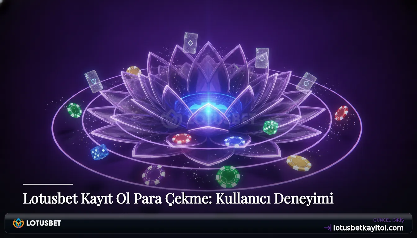 Lotusbet Kayıt Ol Para Çekme: Kullanıcı Deneyimi