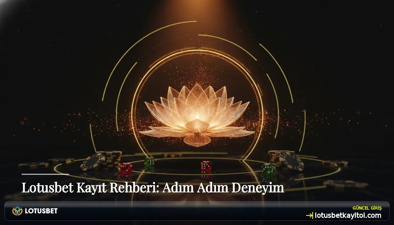 Lotusbet Kayıt Rehberi: Adım Adım Deneyim