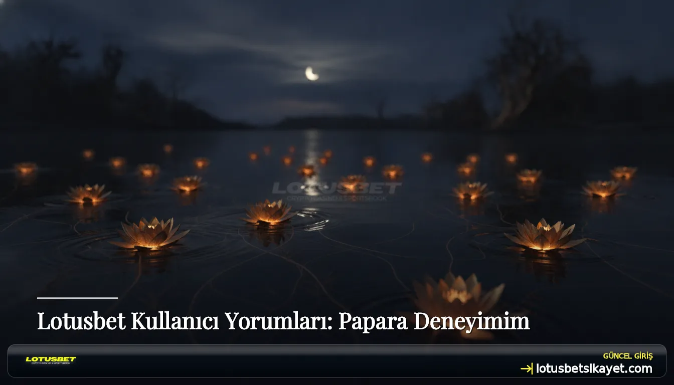 Lotusbet Kullanıcı Yorumları: Papara Deneyimim