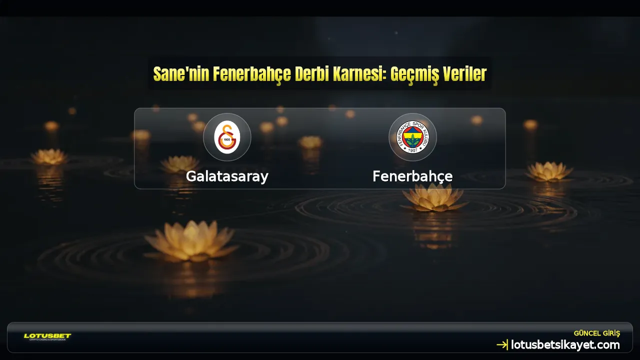 Sane'nin Fenerbahçe Derbi Karnesi: Geçmiş Veriler