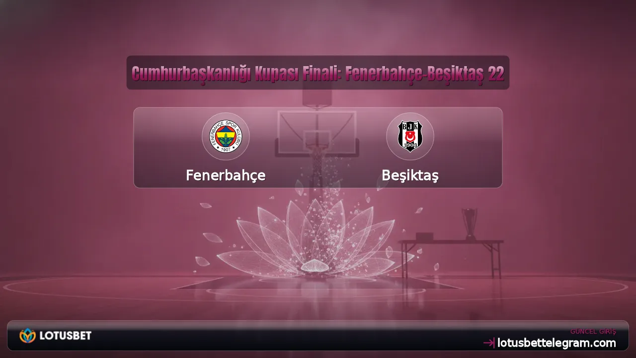 Cumhurbaşkanlığı Kupası Finali: Fenerbahçe-Beşiktaş 22