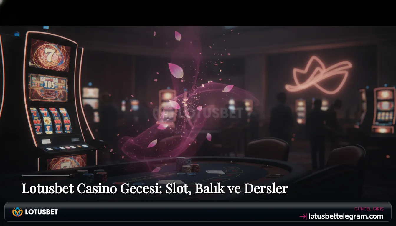 Lotusbet Casino Gecesi: Slot, Balık ve Dersler