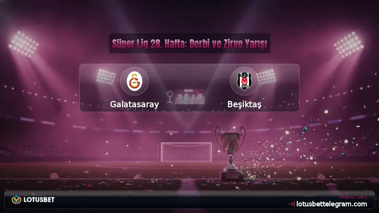 Süper Lig 28. Hafta: Derbi ve Zirve Yarışı